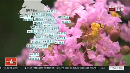 [날씨] 폭염특보 모두 해제…주말 충청이남 비