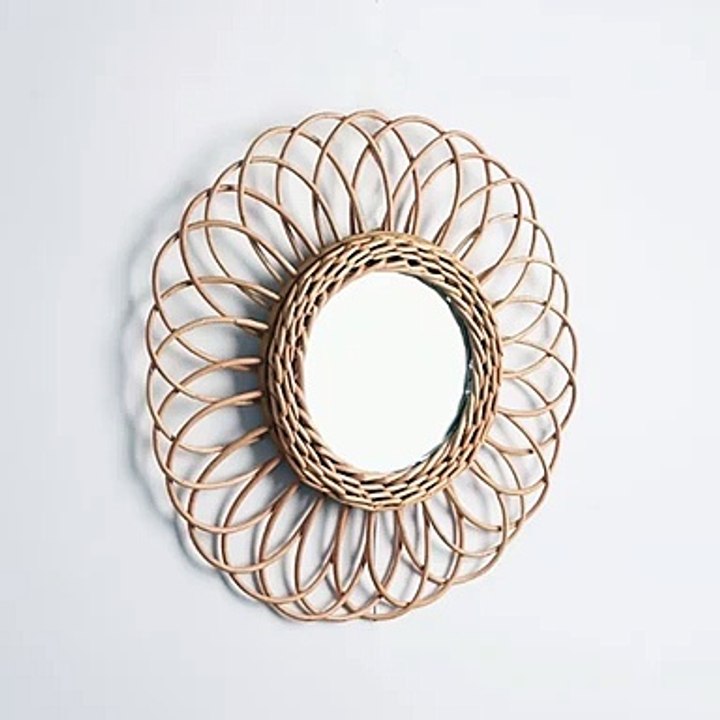 Rattan Mirror - Decorating home