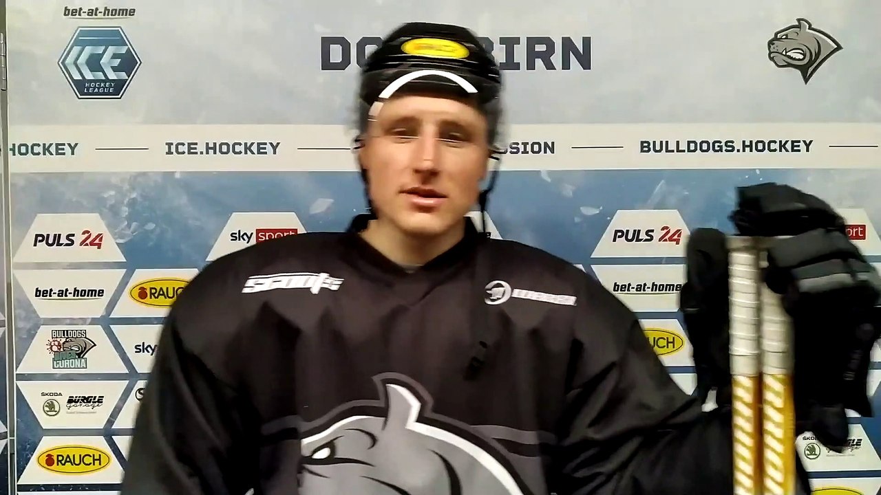 Sam Antonitsch vor dem Spiel gegen den HCT