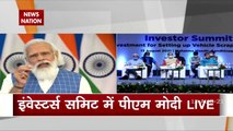 PM Modi Live at Investors Summit today