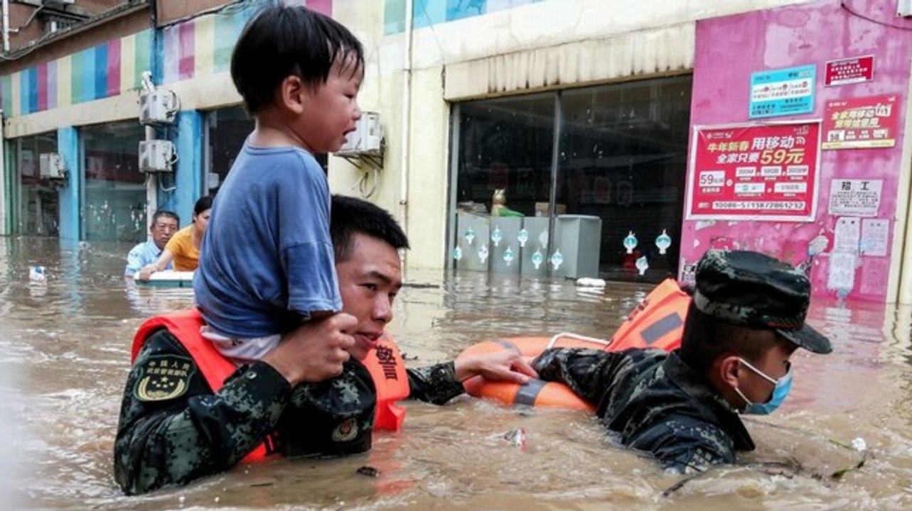 Watch: Floods in China's Hubei claim 21 lives,...
