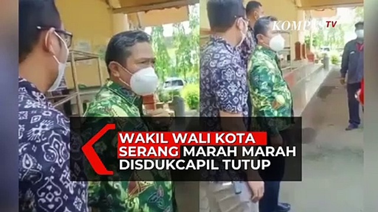 Wakil Wali Kota Serang Marah-marah, Kantor Disdukcapil Tutup Padahal di Hari Kerja