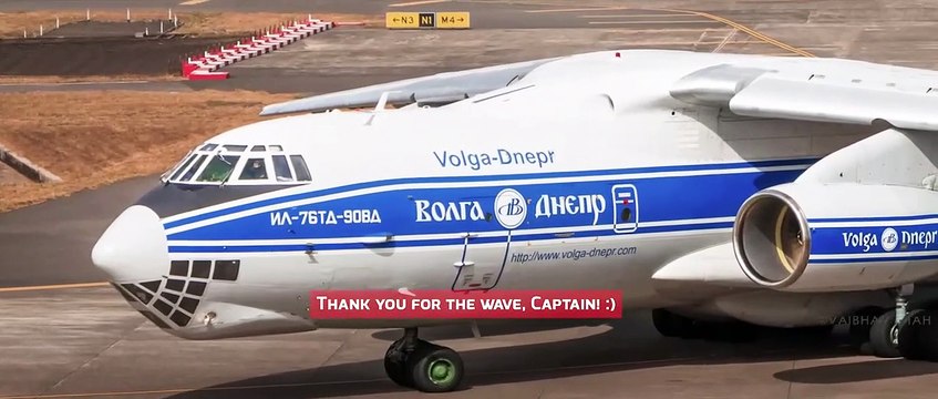 01.Volga Dnepr Ilyushin il-76 (IL76) Takeoff From Mumbai International Airport_Trim