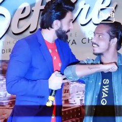 Throwback To When Ranveer Singh Got Emotional After Watching His Tattoo On A Fan's Wrist.