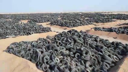 Irak, il più grande "cimitero di pneumatici" al mondo: i rischi per l'ambiente e la salute