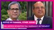 Justice NV Ramana, Other Judges On Justice Rohinton Fali Nariman's Retirement