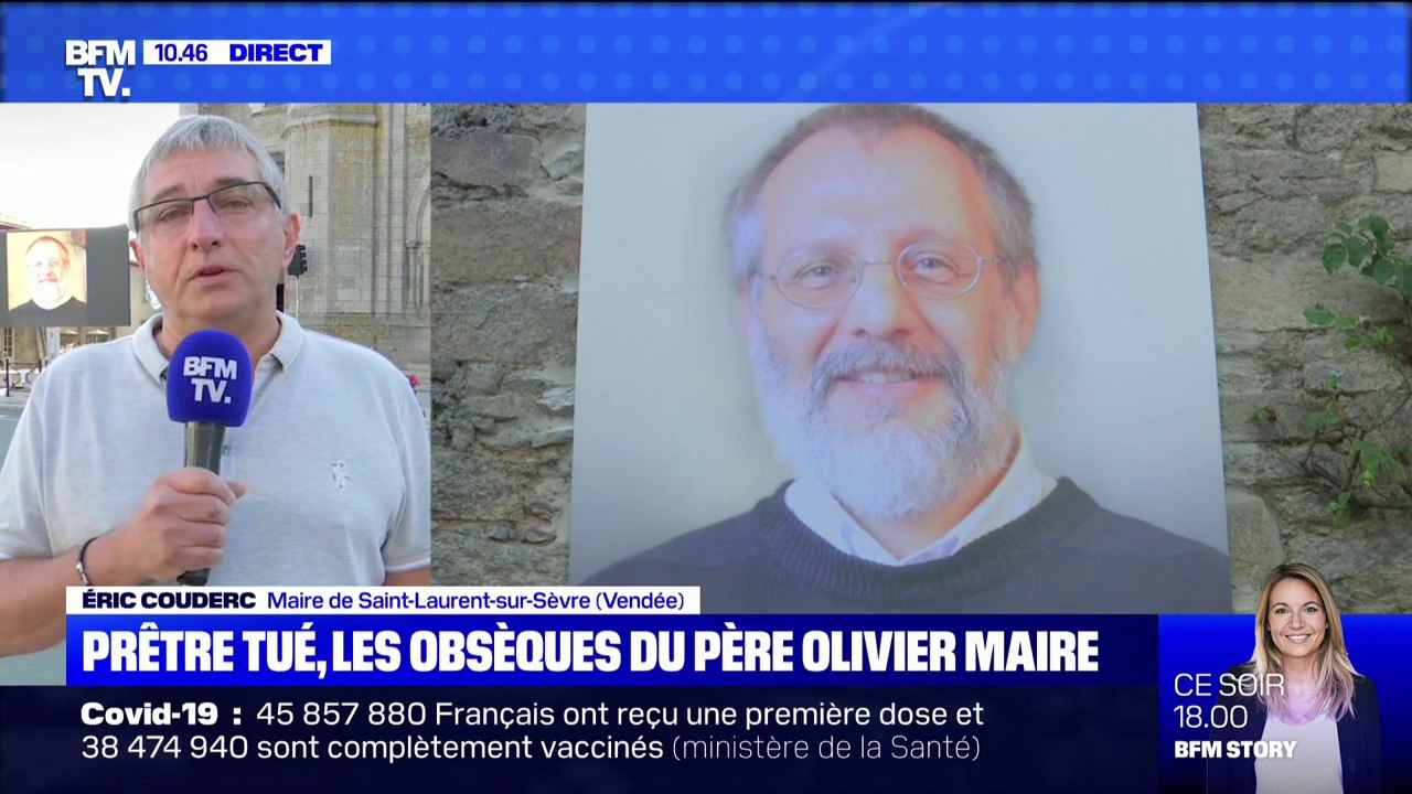 Obsèques du prêtre tué en Vendée: "Grande émotion mais grand calme" à Saint-Laurent-sur-Sèvre, explique le maire