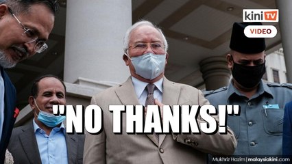 Thanks but no thanks, Najib tells group seeking for his pardon