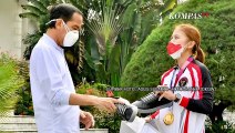 Momen Greysia Polii Tawarkan Jokowi Beli Sepatu Produk UMKM Miliknya