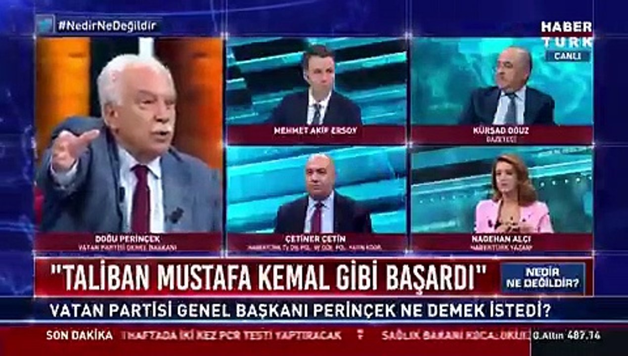 Doğu Perinçek, Taliban'ın ilerleyişini yine Kurtuluş Savaşı'na benzetti; Nagehan Alçı sordu: Acaba insanları çıldırtmak mı istiyorsunuz?