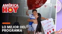 América Hoy: Así fue el reencuentro de Sheyla Rojas y su hijo Antoñito (HOY)