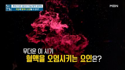 여름철 급증, 심뇌혈관 질환! 혈액을 오염시키는 원인은?