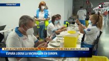 España lidera la vacunación en Europa