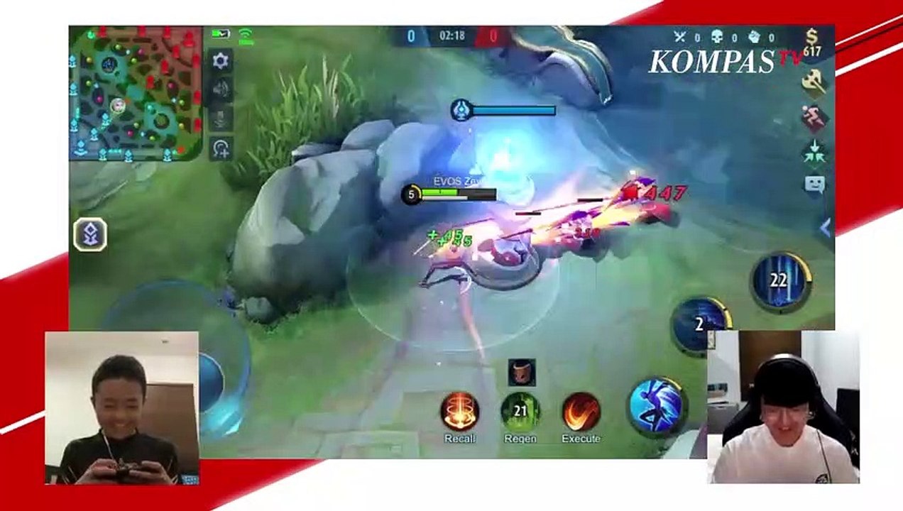 Duel Mobile Legends, Coach Vs Player EVOS Legends