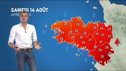 Bulletin météo pour le samedi 14 août 2021