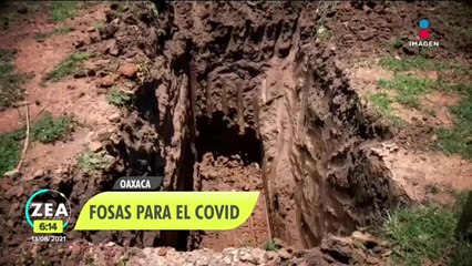 Aumenta la demanda de fosas para fallecidos por covid 19 en Juchitán