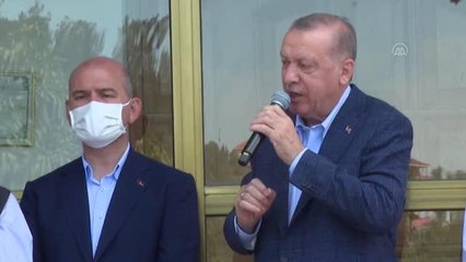 Son dakika... KASTAMONU - Cumhurbaşkanı Erdoğan: "İnşallah 1 yıl içerisinde burada da bu konutları bitireceğiz"