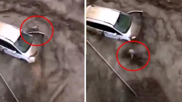 Abi kaç çığlıkları arasında sele kapılan vatandaş, mucize kurtuluş hikayesini anlattı