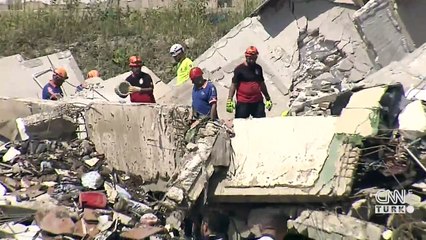 Bozkurt'ta sel hasarı görüntülendi