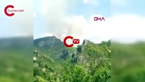 Alanya'da orman yangını çıktı! Havadan ve karadan müdahale ediliyor