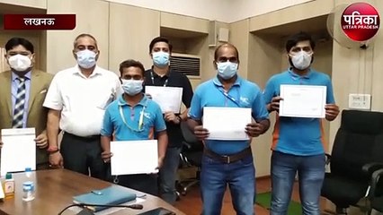 डीएम अभिषेक प्रकाश ने डिलीवरी बोयज़ का किया सम्मान, और बोले...
