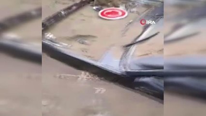 Aracını kullanılamaz halde görünce üzüntüsünü sosyal medyada paylaştı