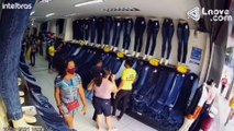 Câmera registra três pessoas furtando loja de vestuário no Centro de Imperatriz - MA