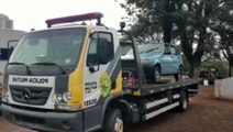 Carro que havia sido furtado ontem, é recuperado pela Guarda Municipal no Bairro Periolo