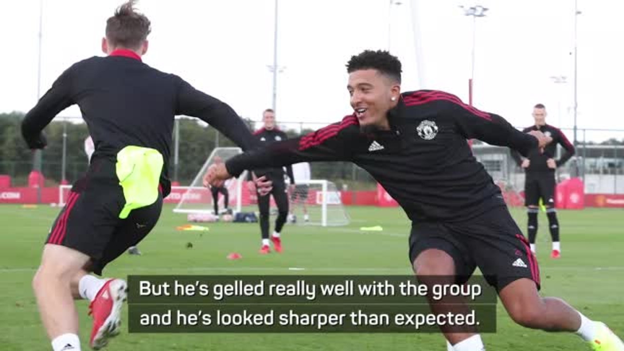 Solskjaer says 'sharp' Sancho will be involved...