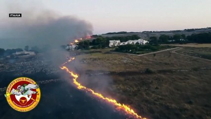 Μεγάλες πυρκαγιές στις παράκτιες χώρες της Μεσογείου