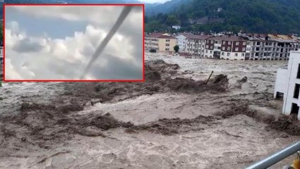 Selin yıktığı Kastamonu'da bu kez hortum paniği yaşandı