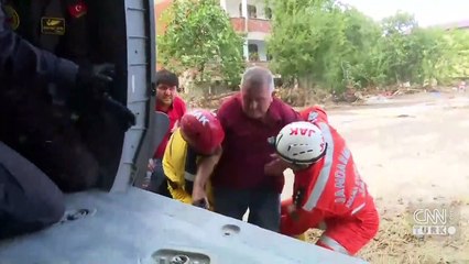 Sel bölgesi havadan görüntülendi