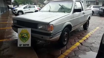 Saveiro furtada em Capanema é localizada no Bairro São Cristóvão