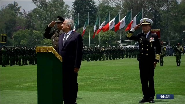 López Obrador encabeza ceremonia de creación de la Comandancia del Ejército