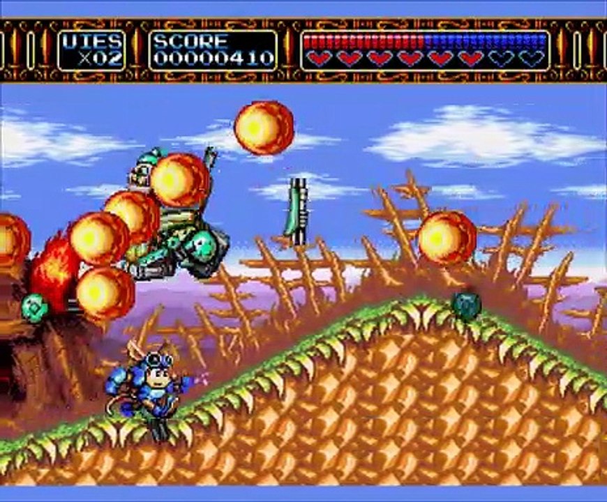 Rocket Knight Adventures online multiplayer - megadrive