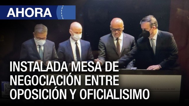 Inicia proceso de diálogo entre oficialismo y oposición venezolana desde México - Ahora