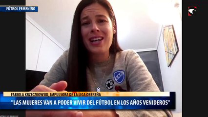 Las mujeres van a poder vivir del fútbol en los años venideros