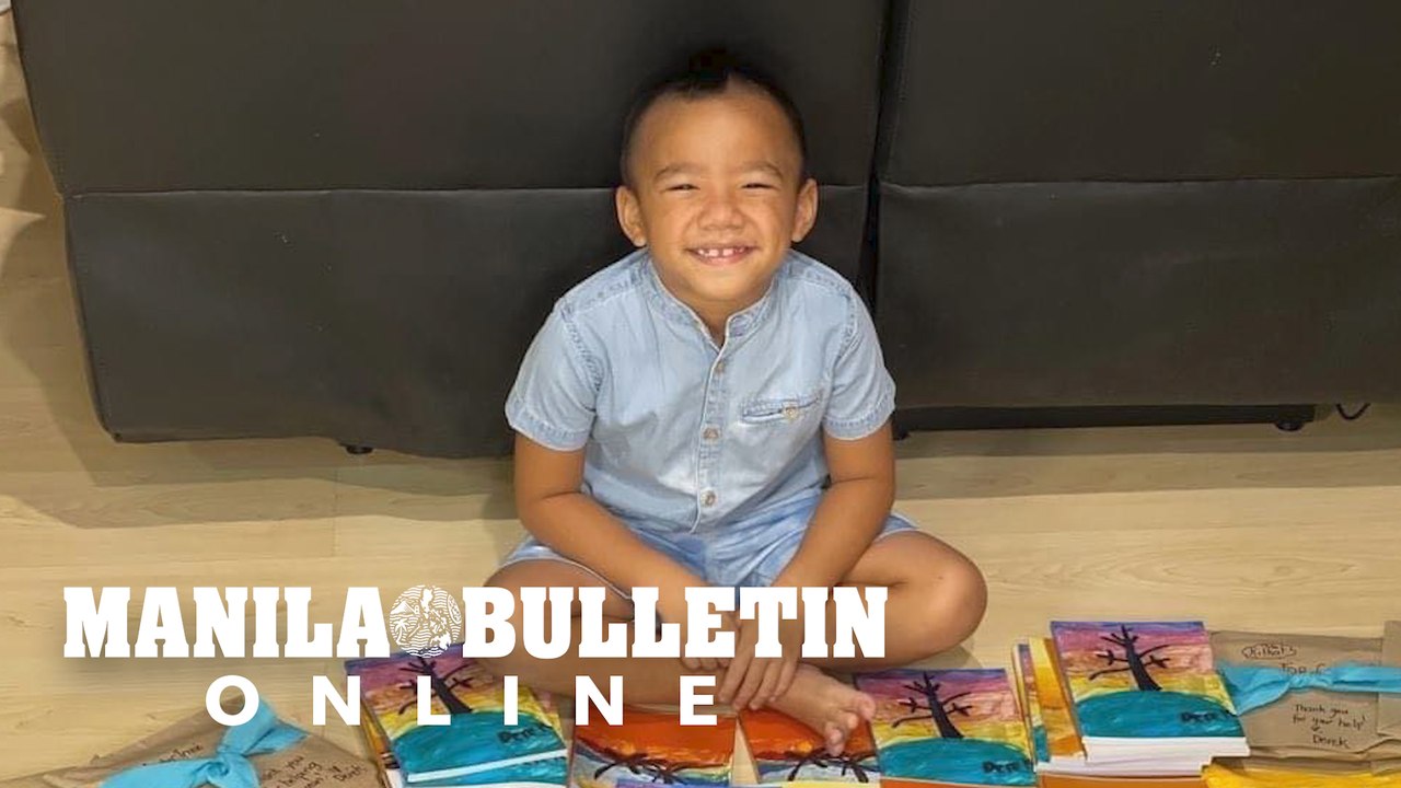 7-year-old boy sells paintings, notebooks to help friend with brain tumor