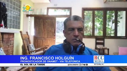 Ing. Francisco Holguín de ONAMET dice RD debemos estar atentos al nuevo fenómeno atmosférico