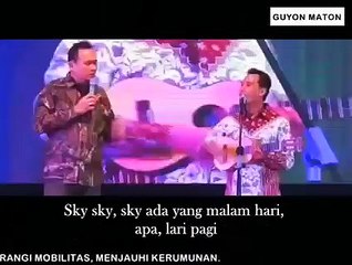 Tebakan lucu Cak Lontong & Akbar - Ayam apa yang tidak bisa berkokok di pagi hari.