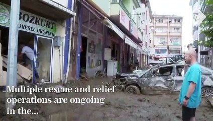 Turkey's flood-hit cities declared as 'disaster areas'