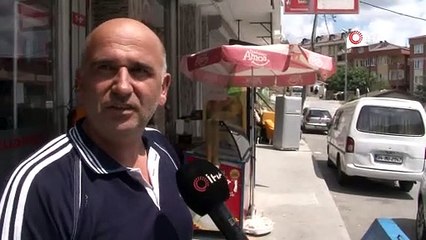 Sürücünün dalgınlığı az kalsın temizlik işçisinin canına mal oluyordu