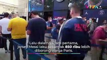 Kostum PSG Nama Messi Jadi Barang Langka