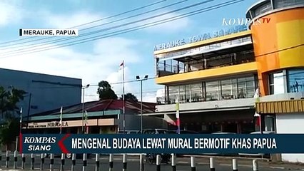 Mengenal Budaya Lewat Mural Bermotif Khas Papua