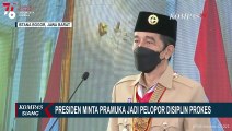Presiden Jokowi Minta Pramuka Jadi Pelopor Disiplin Prokes