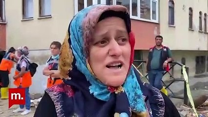 Bozkurt'ta selden kurtulan kadın: Binayı boşaltıp kaçtık, HES patlamış dediler, 2 bine yakın insan koştu, sıkıştık