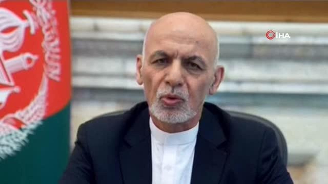 Afganistan Cumhurbaşkanı Gani: "Cumhurbaşkanı olarak vatanı savunmaya devam edeceğim"