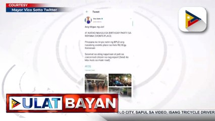 41 indibidwal sa Pasig, arestado sa pagdalo ng birthday party kahit ECQ