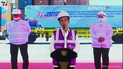 Detik-Detik Jokowi Lepas Ekspor Produk Pertanian Senilai Rp 7,29 Triliun!