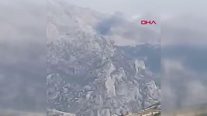 KAHRAMANMARAŞ'TA YANGIN SÖNDÜRME UÇAĞI DÜŞTÜ (1)